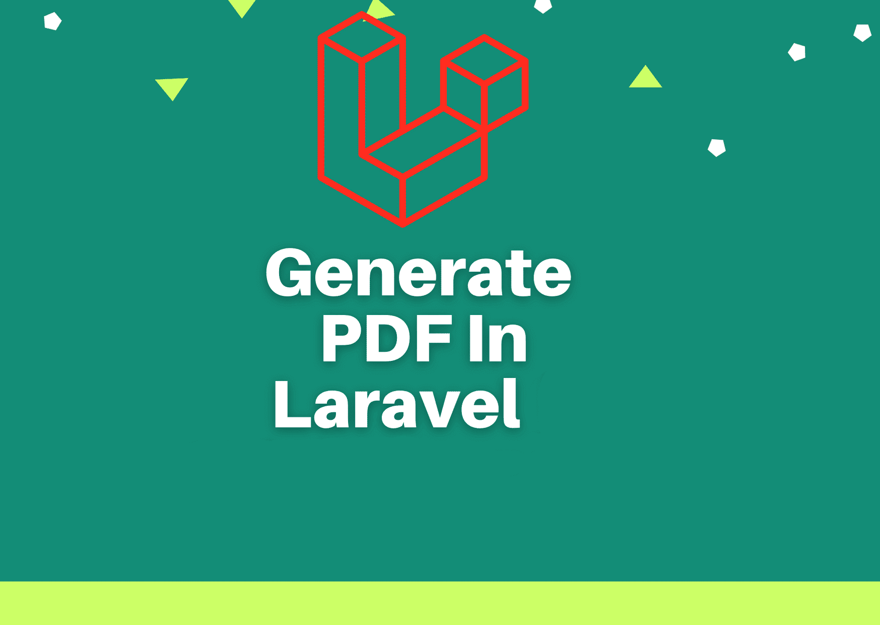 Генерация PDF-файла с помощью DomPDF и Laravel